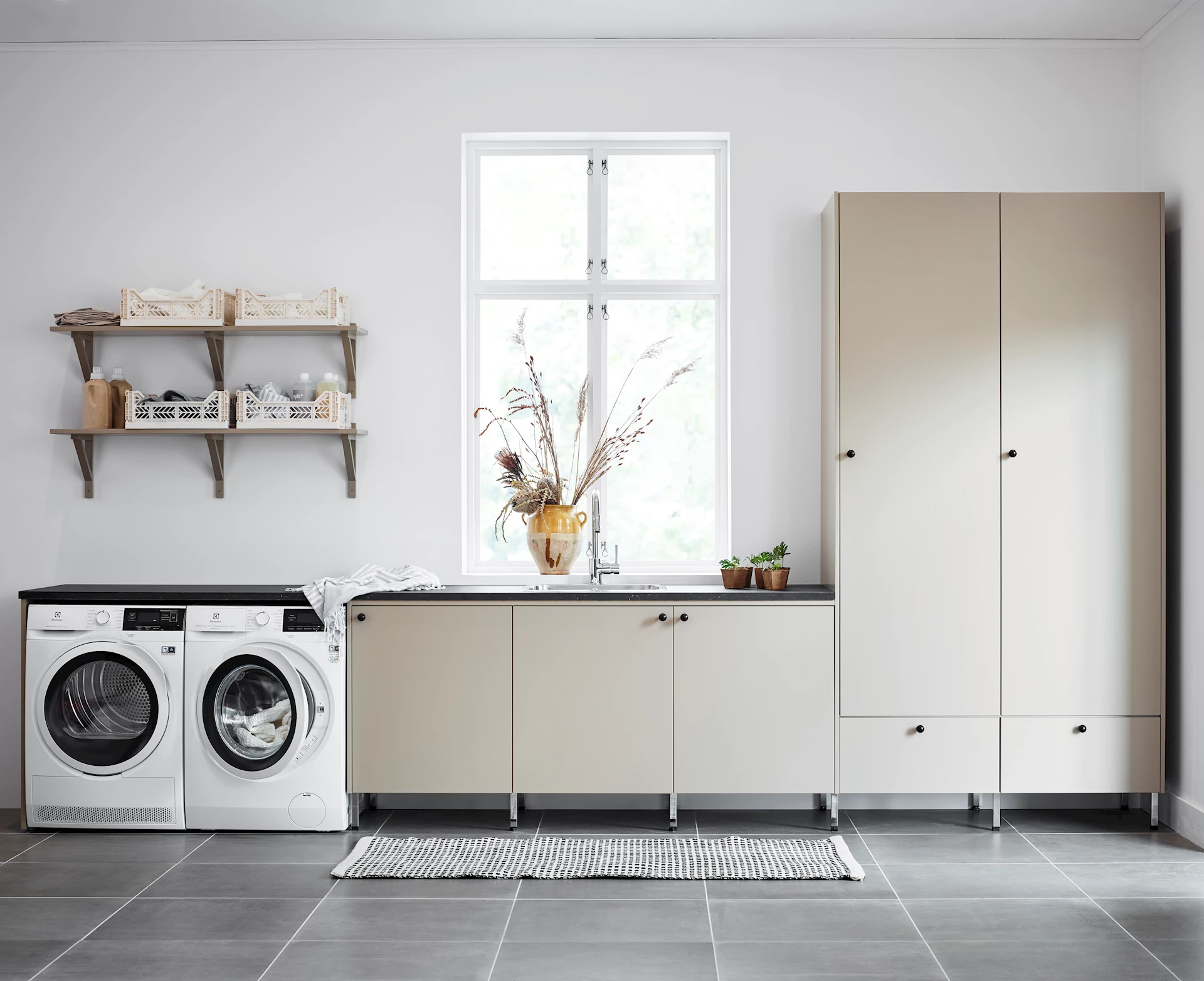 VB2021041 - Maja sandbeige vaskerom - 