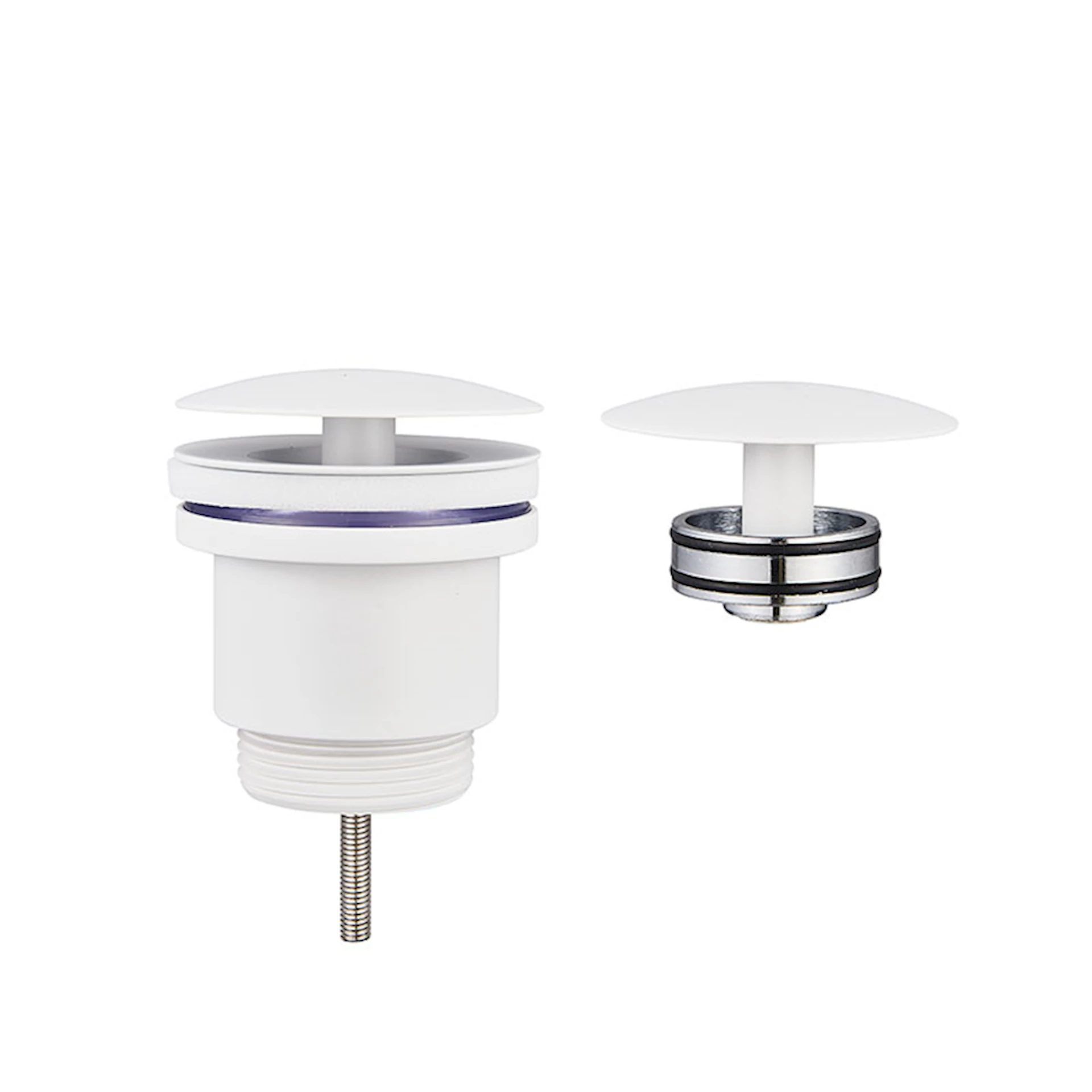 ART202024 - Bunnventil åpen hvit matt - 